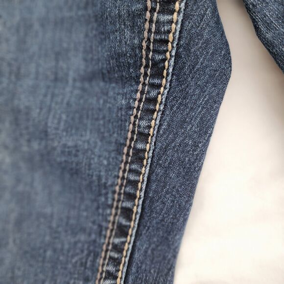 Christopher Banks Womens Jeans Sie 16 Short Stretch with bling buttons - Picture 7 of 10